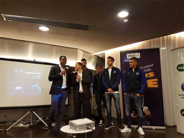 Kluivert (Directeur Football), Descamps, Lucas, Trapp et Ben Arfa parrains du Paris Poker Live 2016 