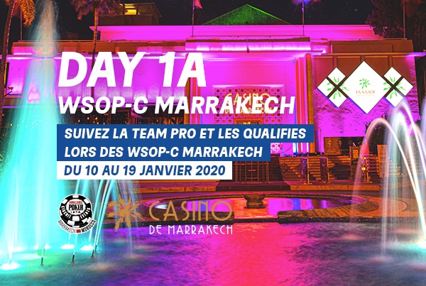 WSOP-C Marrakech: Suivez l’intégralité du coverage du Day 1A