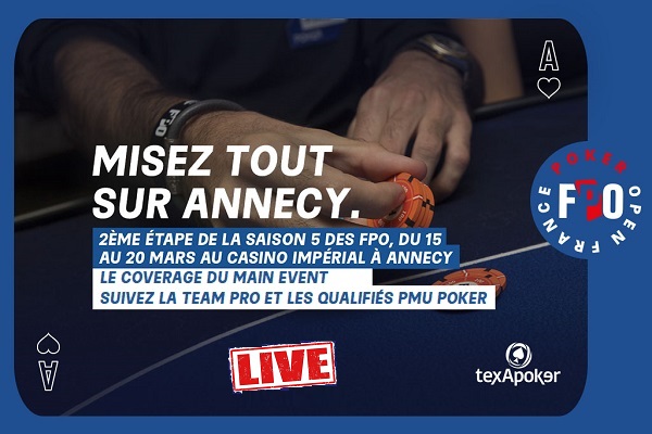 FPO Annecy – Main Event Jour 3 : la Table Finale & le Live